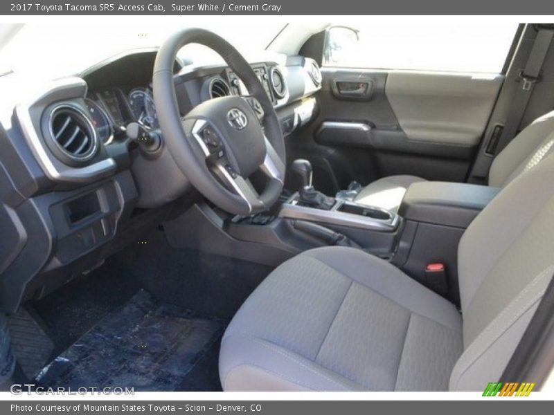 Super White / Cement Gray 2017 Toyota Tacoma SR5 Access Cab