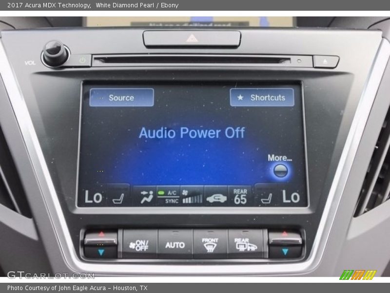 White Diamond Pearl / Ebony 2017 Acura MDX Technology
