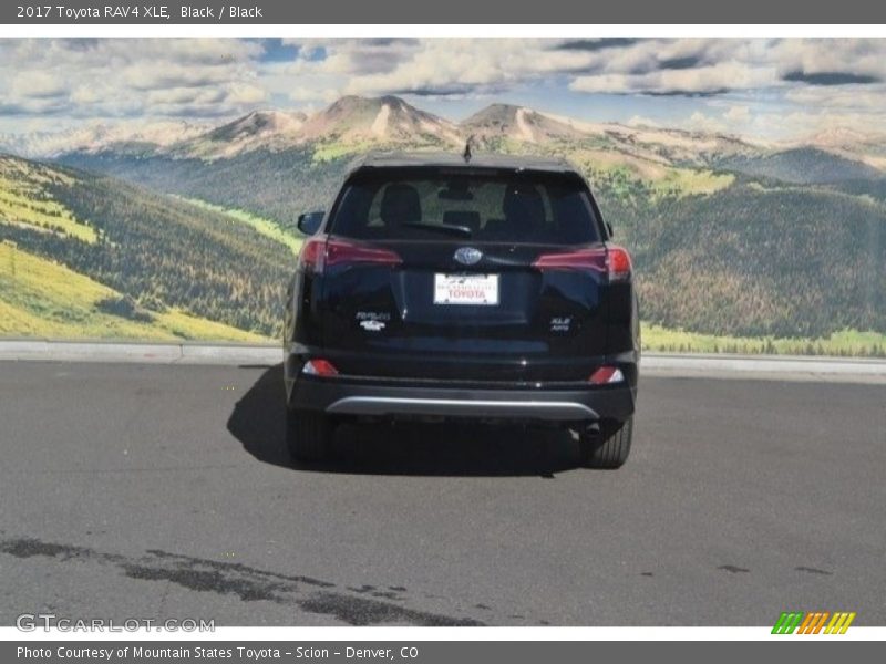 Black / Black 2017 Toyota RAV4 XLE