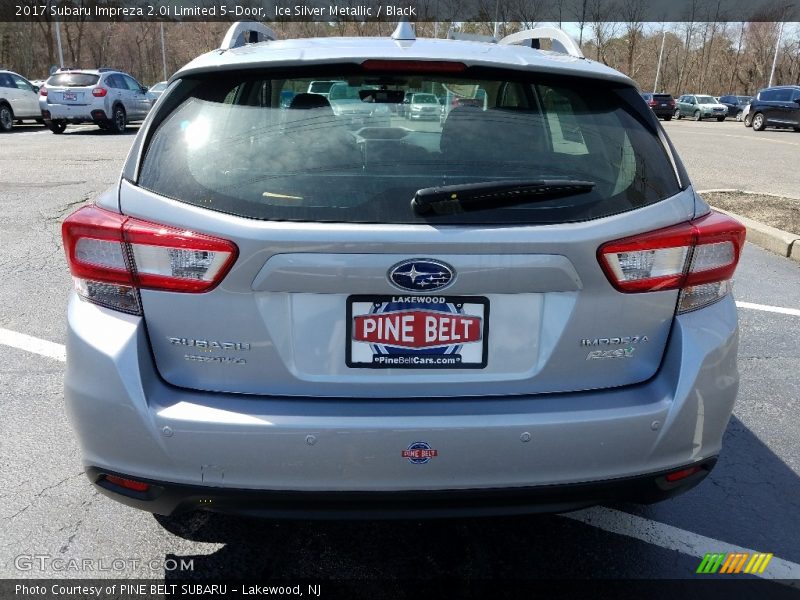 Ice Silver Metallic / Black 2017 Subaru Impreza 2.0i Limited 5-Door