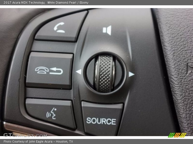 White Diamond Pearl / Ebony 2017 Acura MDX Technology