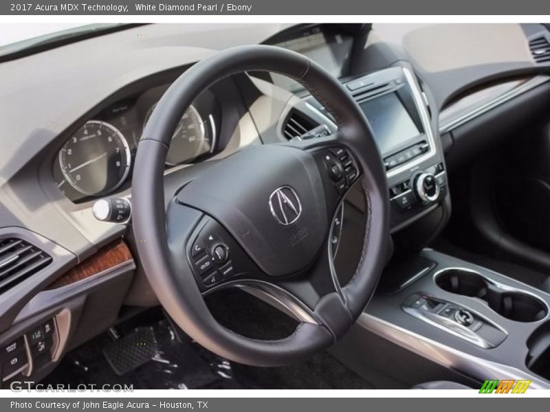 White Diamond Pearl / Ebony 2017 Acura MDX Technology