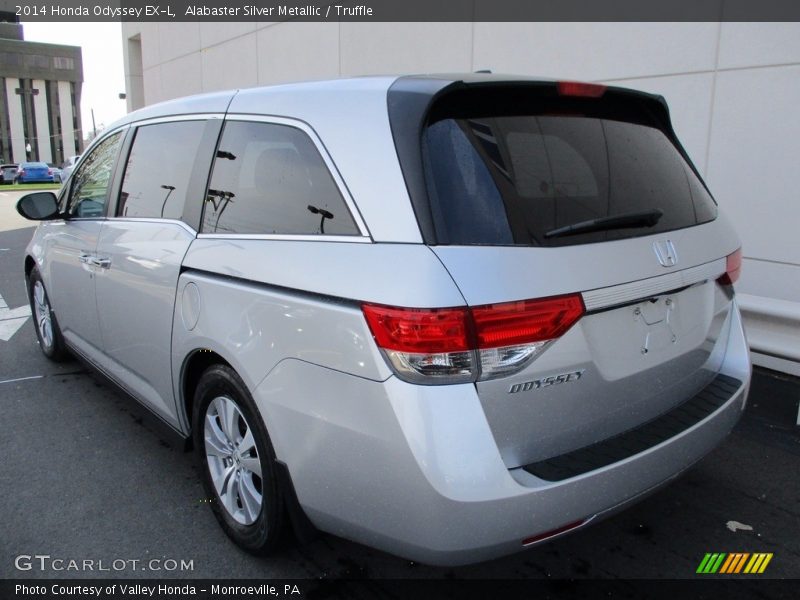 Alabaster Silver Metallic / Truffle 2014 Honda Odyssey EX-L