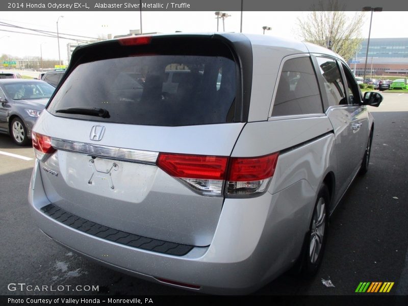 Alabaster Silver Metallic / Truffle 2014 Honda Odyssey EX-L