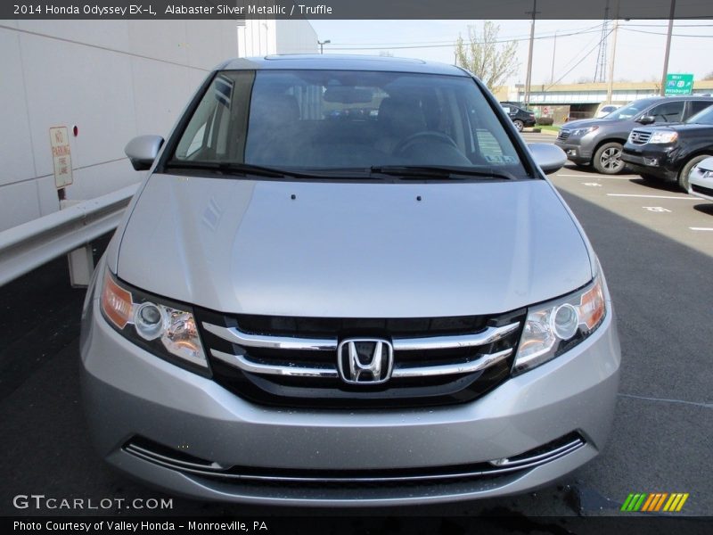 Alabaster Silver Metallic / Truffle 2014 Honda Odyssey EX-L