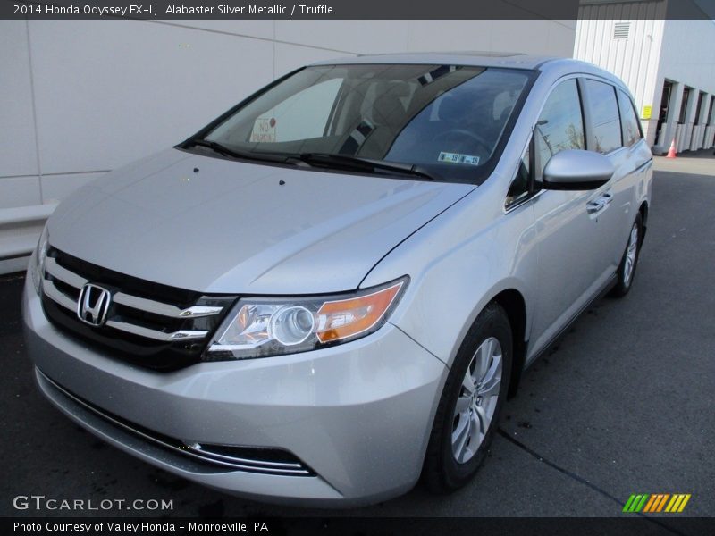 Alabaster Silver Metallic / Truffle 2014 Honda Odyssey EX-L