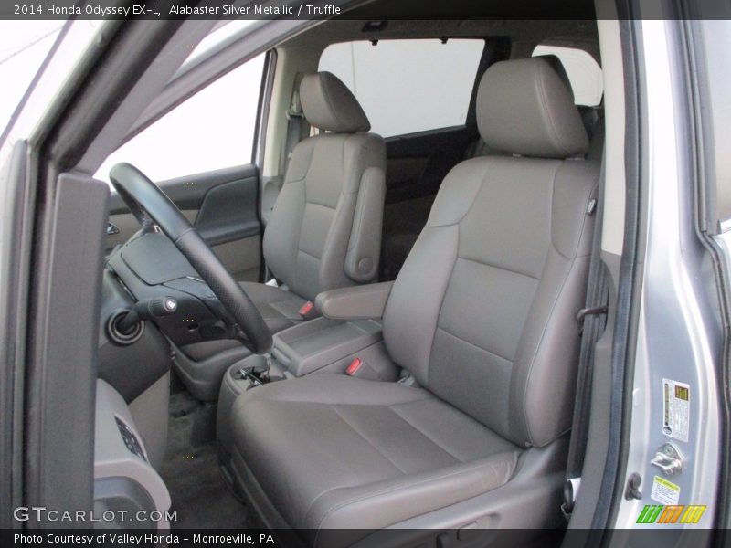 Alabaster Silver Metallic / Truffle 2014 Honda Odyssey EX-L