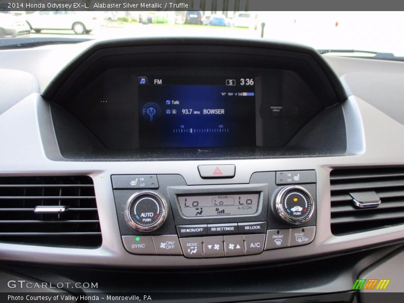Alabaster Silver Metallic / Truffle 2014 Honda Odyssey EX-L