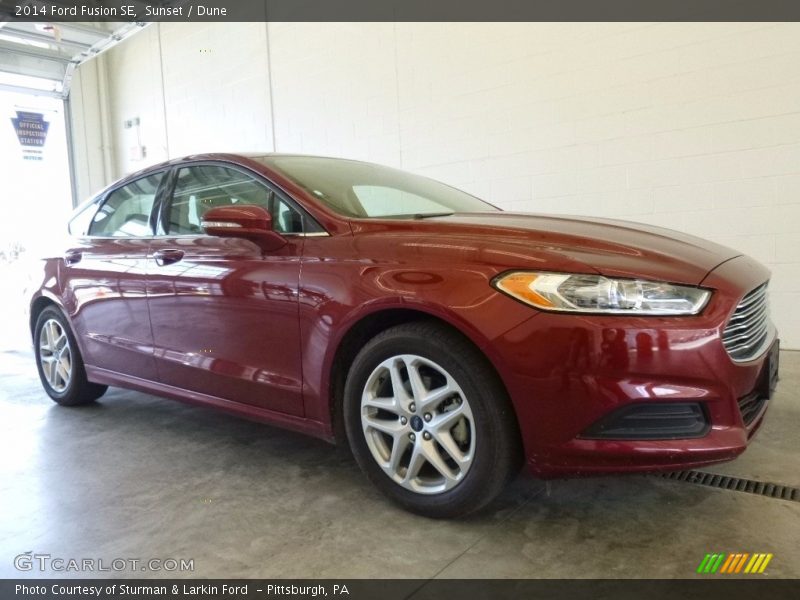 Sunset / Dune 2014 Ford Fusion SE