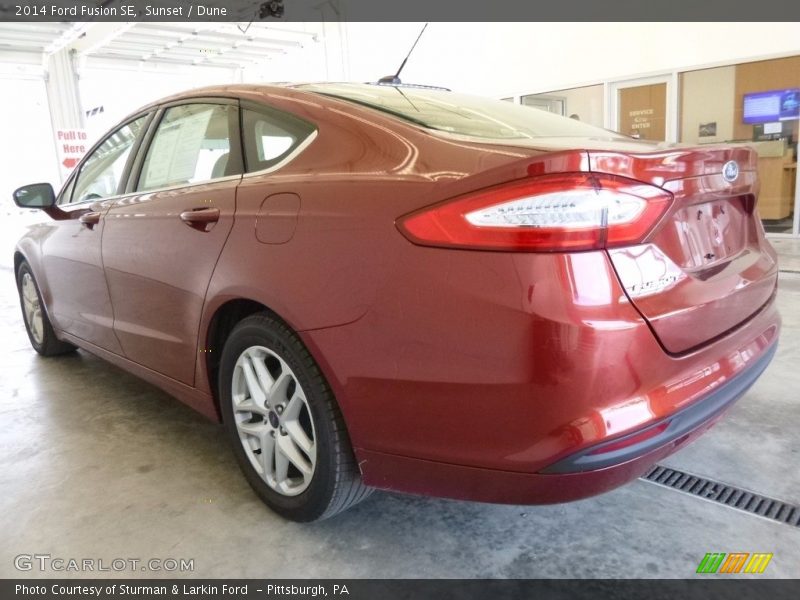 Sunset / Dune 2014 Ford Fusion SE