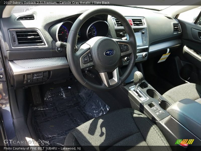 Carbide Gray Metallic / Slate Black 2017 Subaru Outback 2.5i Premium