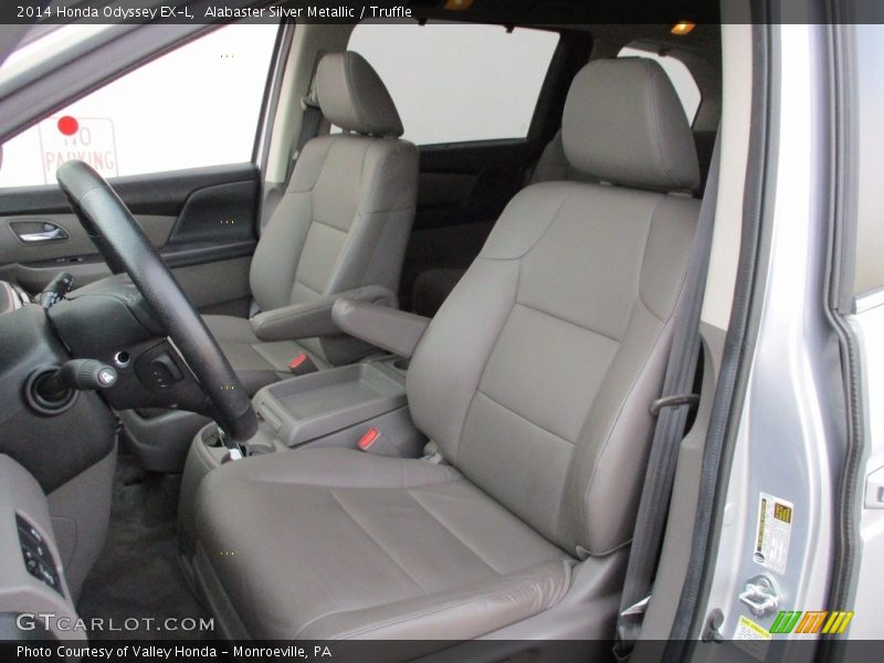 Front Seat of 2014 Odyssey EX-L