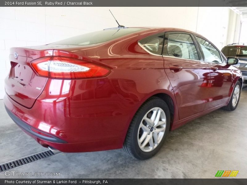 Ruby Red / Charcoal Black 2014 Ford Fusion SE