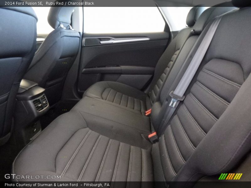 Ruby Red / Charcoal Black 2014 Ford Fusion SE