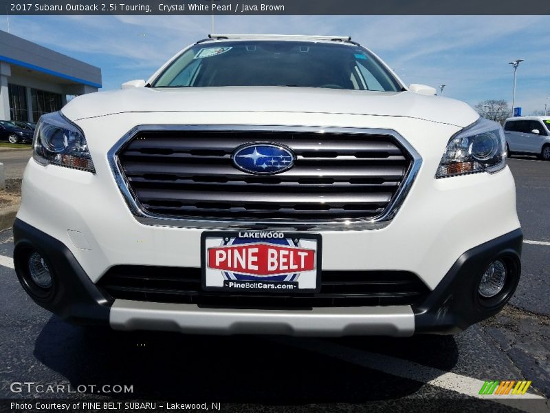 Crystal White Pearl / Java Brown 2017 Subaru Outback 2.5i Touring