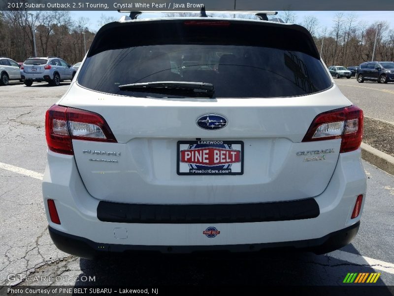 Crystal White Pearl / Java Brown 2017 Subaru Outback 2.5i Touring