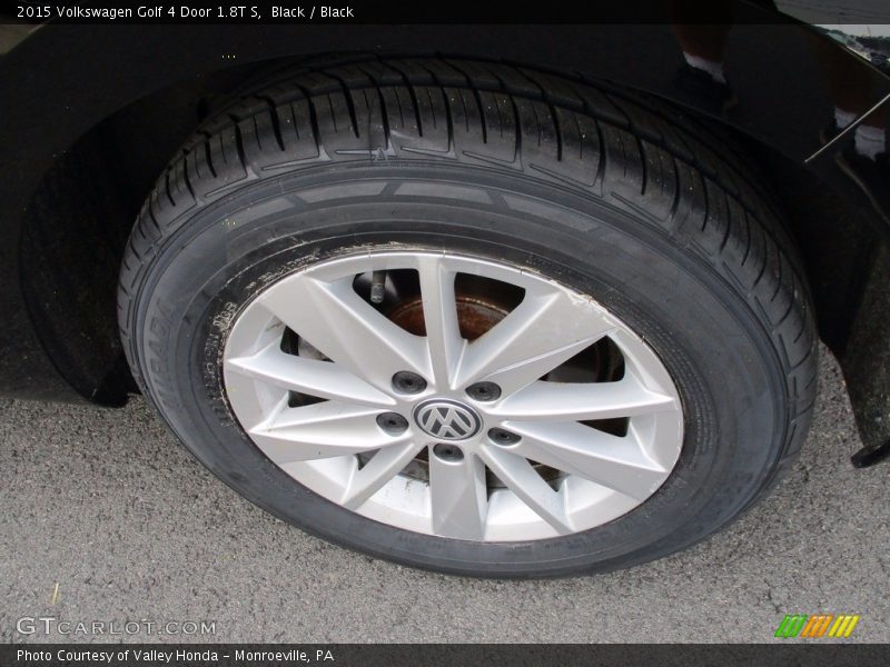 Black / Black 2015 Volkswagen Golf 4 Door 1.8T S