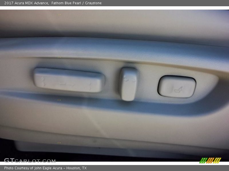 Fathom Blue Pearl / Graystone 2017 Acura MDX Advance