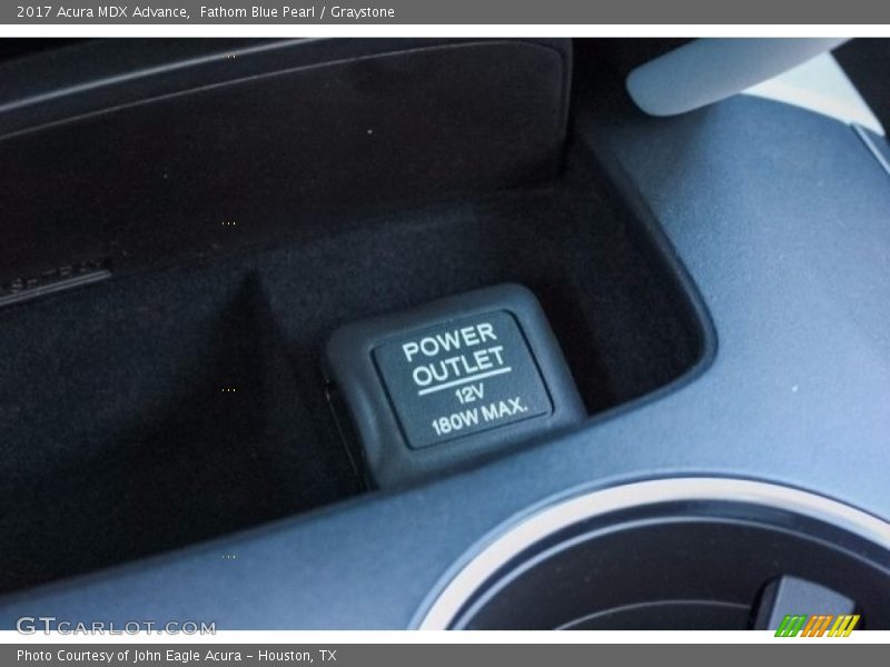 Fathom Blue Pearl / Graystone 2017 Acura MDX Advance