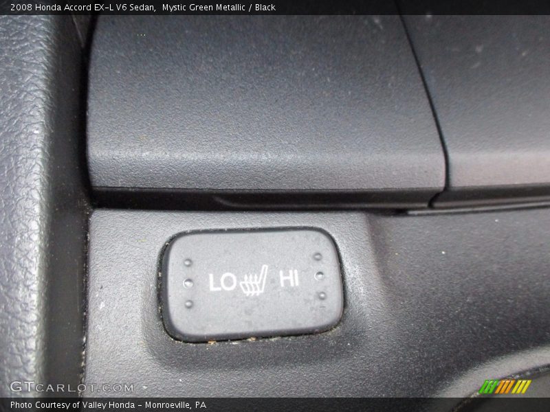 Mystic Green Metallic / Black 2008 Honda Accord EX-L V6 Sedan