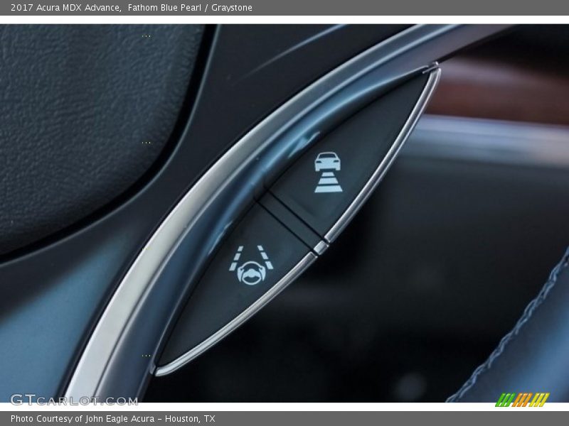 Fathom Blue Pearl / Graystone 2017 Acura MDX Advance