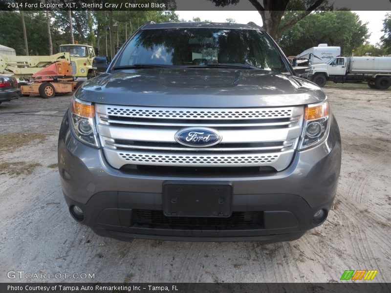 Sterling Gray / Charcoal Black 2014 Ford Explorer XLT