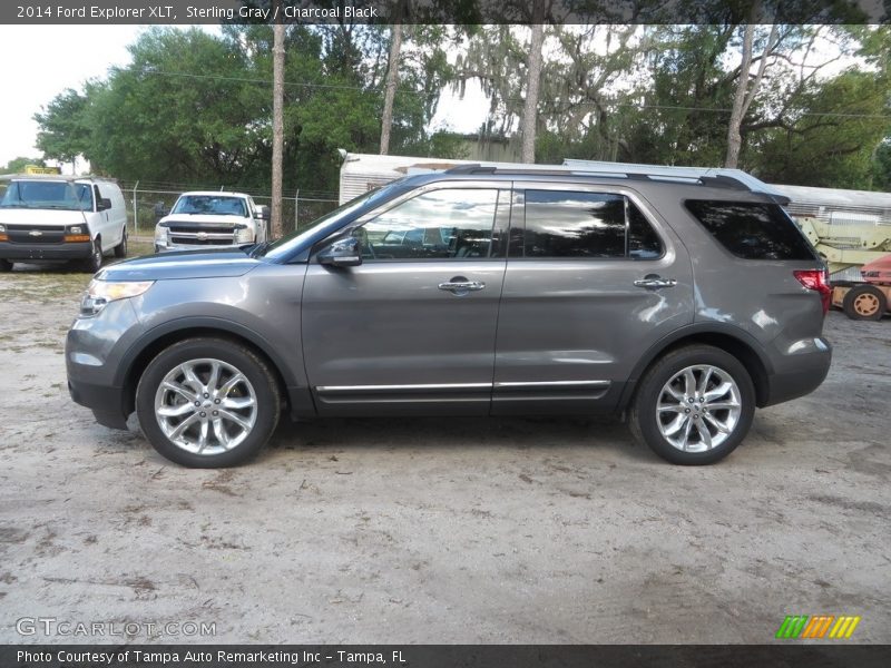 Sterling Gray / Charcoal Black 2014 Ford Explorer XLT