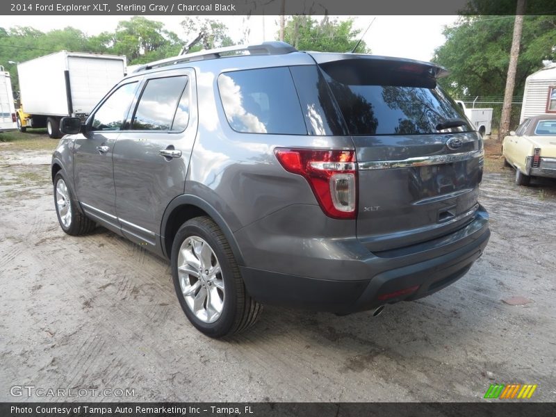 Sterling Gray / Charcoal Black 2014 Ford Explorer XLT