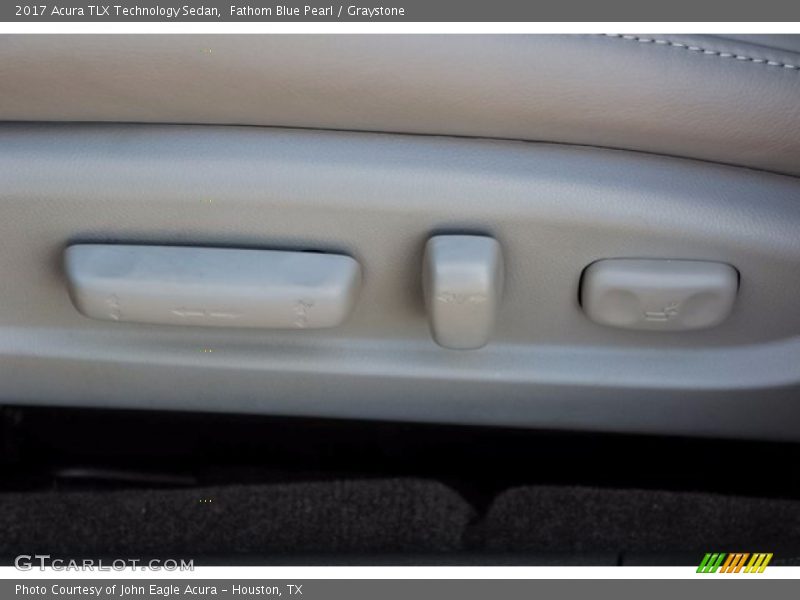 Fathom Blue Pearl / Graystone 2017 Acura TLX Technology Sedan