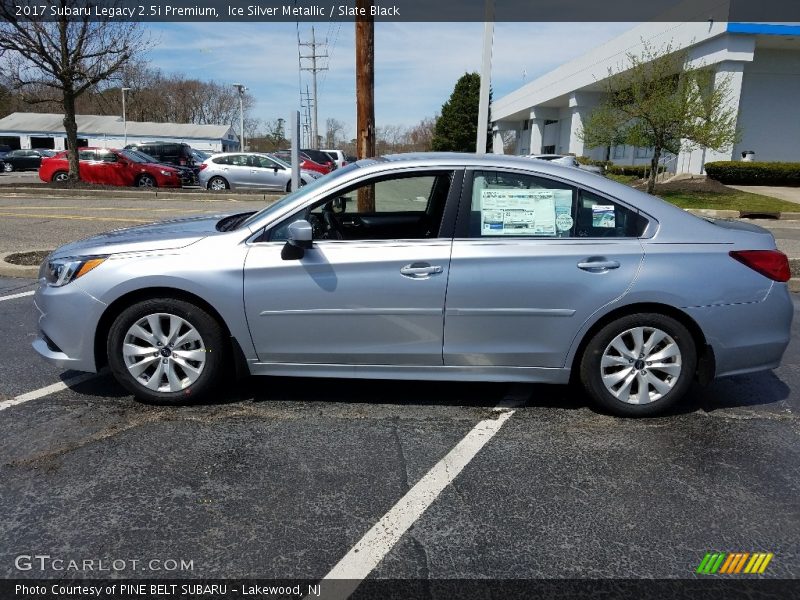 Ice Silver Metallic / Slate Black 2017 Subaru Legacy 2.5i Premium