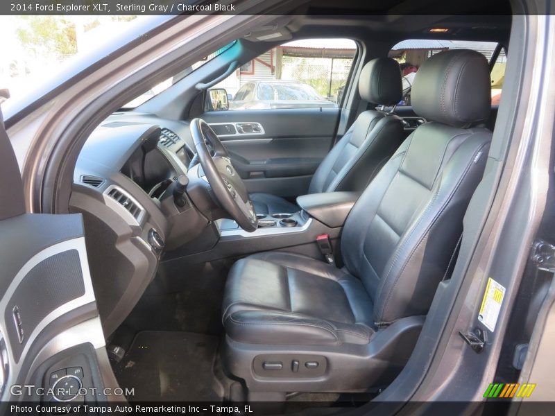 Sterling Gray / Charcoal Black 2014 Ford Explorer XLT