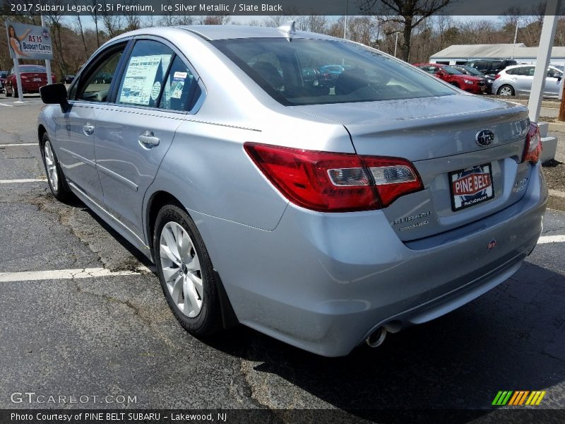 Ice Silver Metallic / Slate Black 2017 Subaru Legacy 2.5i Premium