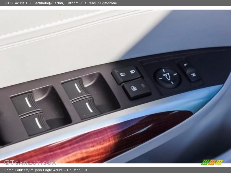 Fathom Blue Pearl / Graystone 2017 Acura TLX Technology Sedan