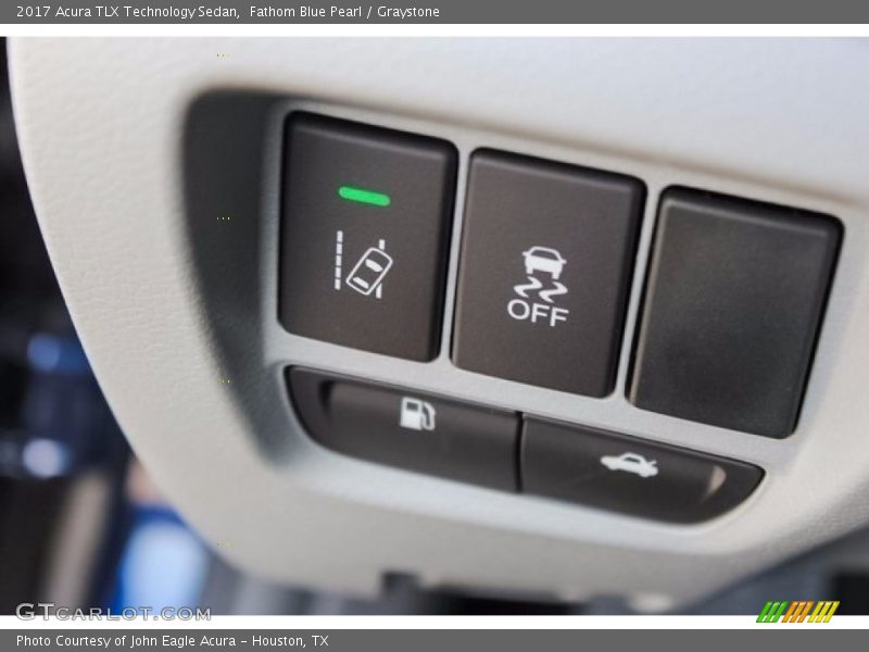 Fathom Blue Pearl / Graystone 2017 Acura TLX Technology Sedan
