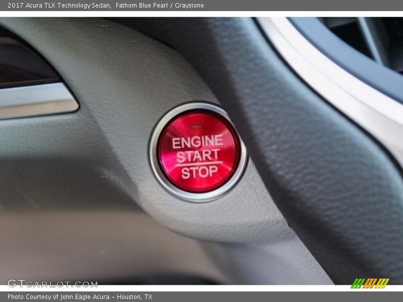 Fathom Blue Pearl / Graystone 2017 Acura TLX Technology Sedan