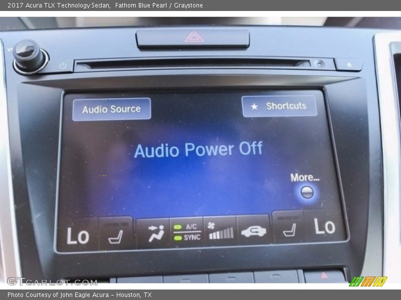 Fathom Blue Pearl / Graystone 2017 Acura TLX Technology Sedan