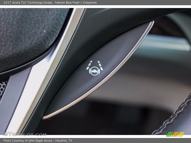 Fathom Blue Pearl / Graystone 2017 Acura TLX Technology Sedan