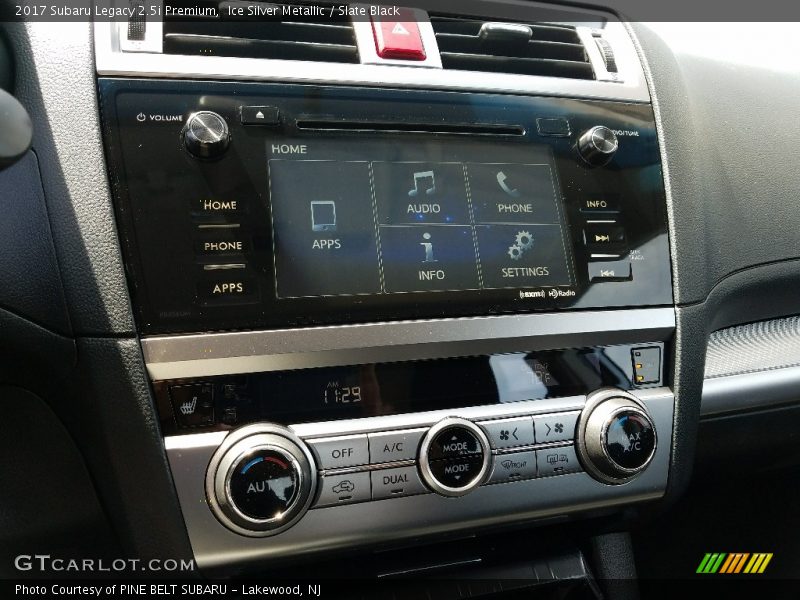 Ice Silver Metallic / Slate Black 2017 Subaru Legacy 2.5i Premium