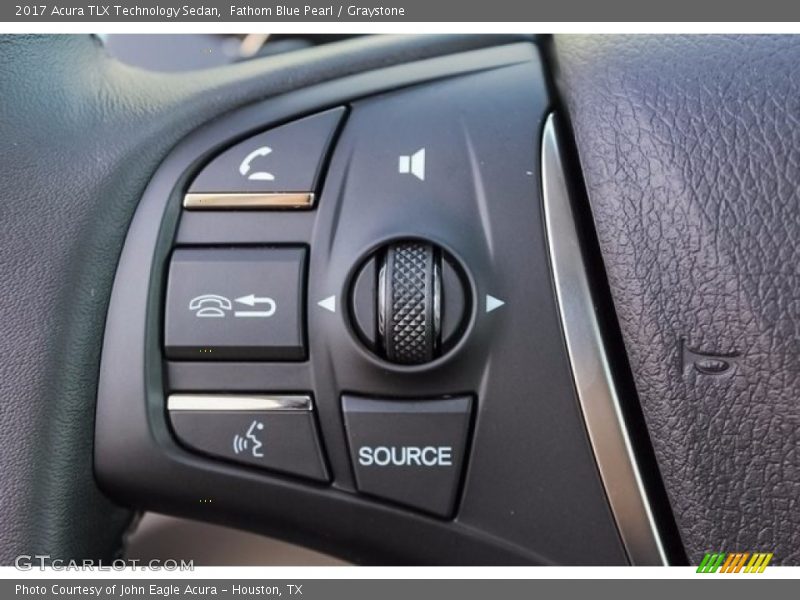 Fathom Blue Pearl / Graystone 2017 Acura TLX Technology Sedan