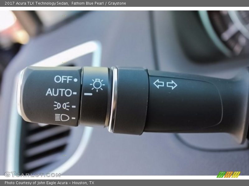 Fathom Blue Pearl / Graystone 2017 Acura TLX Technology Sedan