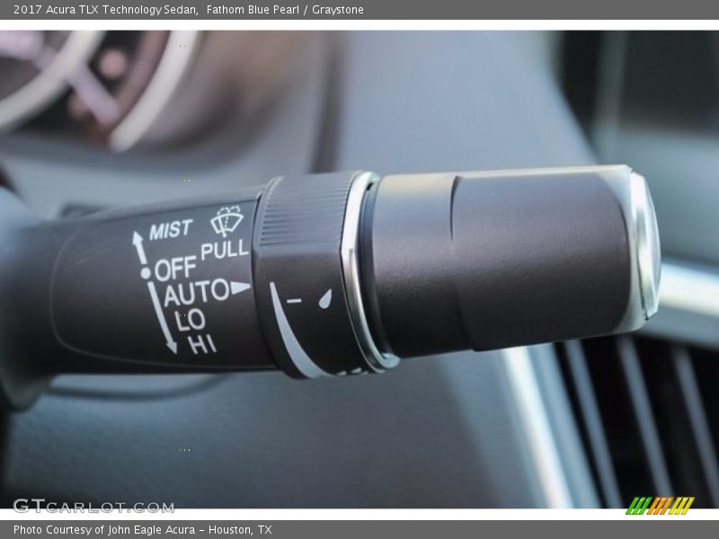 Fathom Blue Pearl / Graystone 2017 Acura TLX Technology Sedan