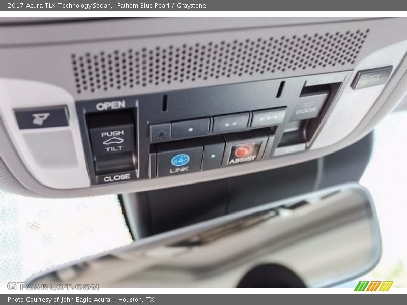 Fathom Blue Pearl / Graystone 2017 Acura TLX Technology Sedan