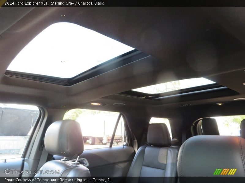 Sterling Gray / Charcoal Black 2014 Ford Explorer XLT
