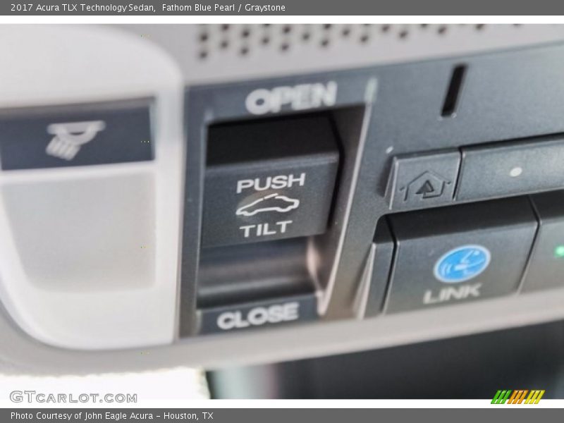 Fathom Blue Pearl / Graystone 2017 Acura TLX Technology Sedan