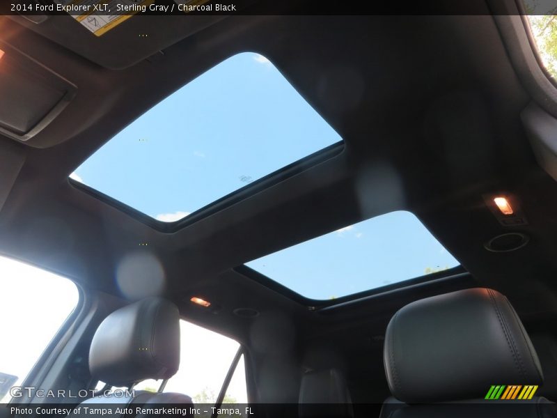 Sterling Gray / Charcoal Black 2014 Ford Explorer XLT