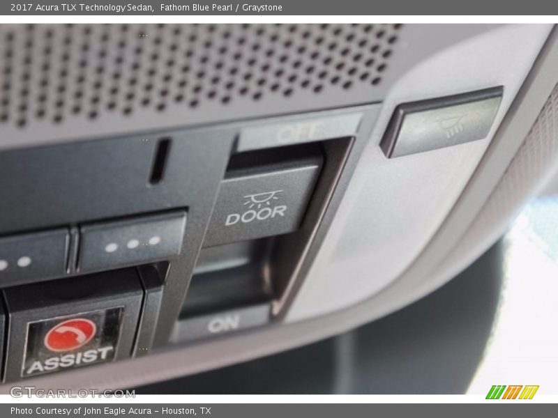 Fathom Blue Pearl / Graystone 2017 Acura TLX Technology Sedan