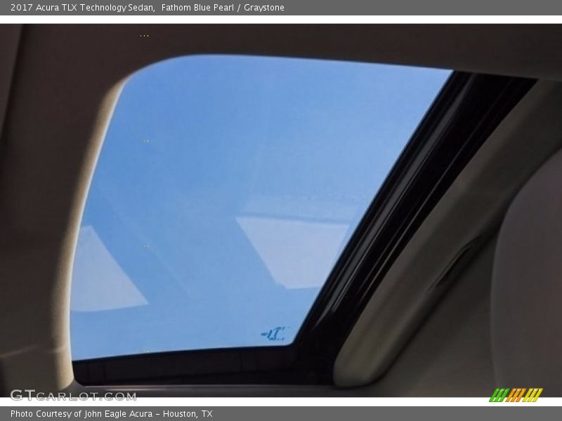 Fathom Blue Pearl / Graystone 2017 Acura TLX Technology Sedan