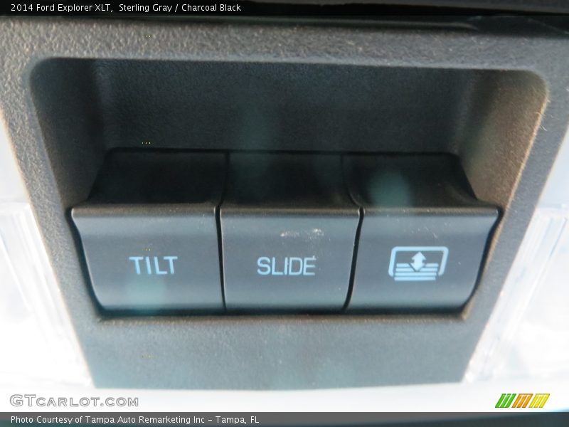 Sterling Gray / Charcoal Black 2014 Ford Explorer XLT