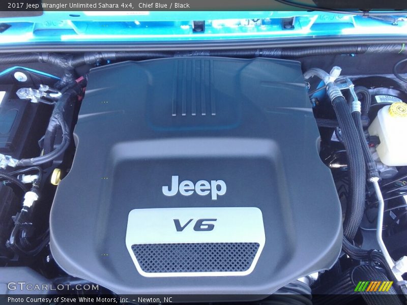 Chief Blue / Black 2017 Jeep Wrangler Unlimited Sahara 4x4