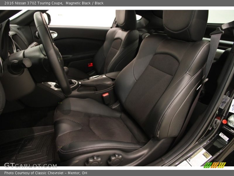 Front Seat of 2016 370Z Touring Coupe